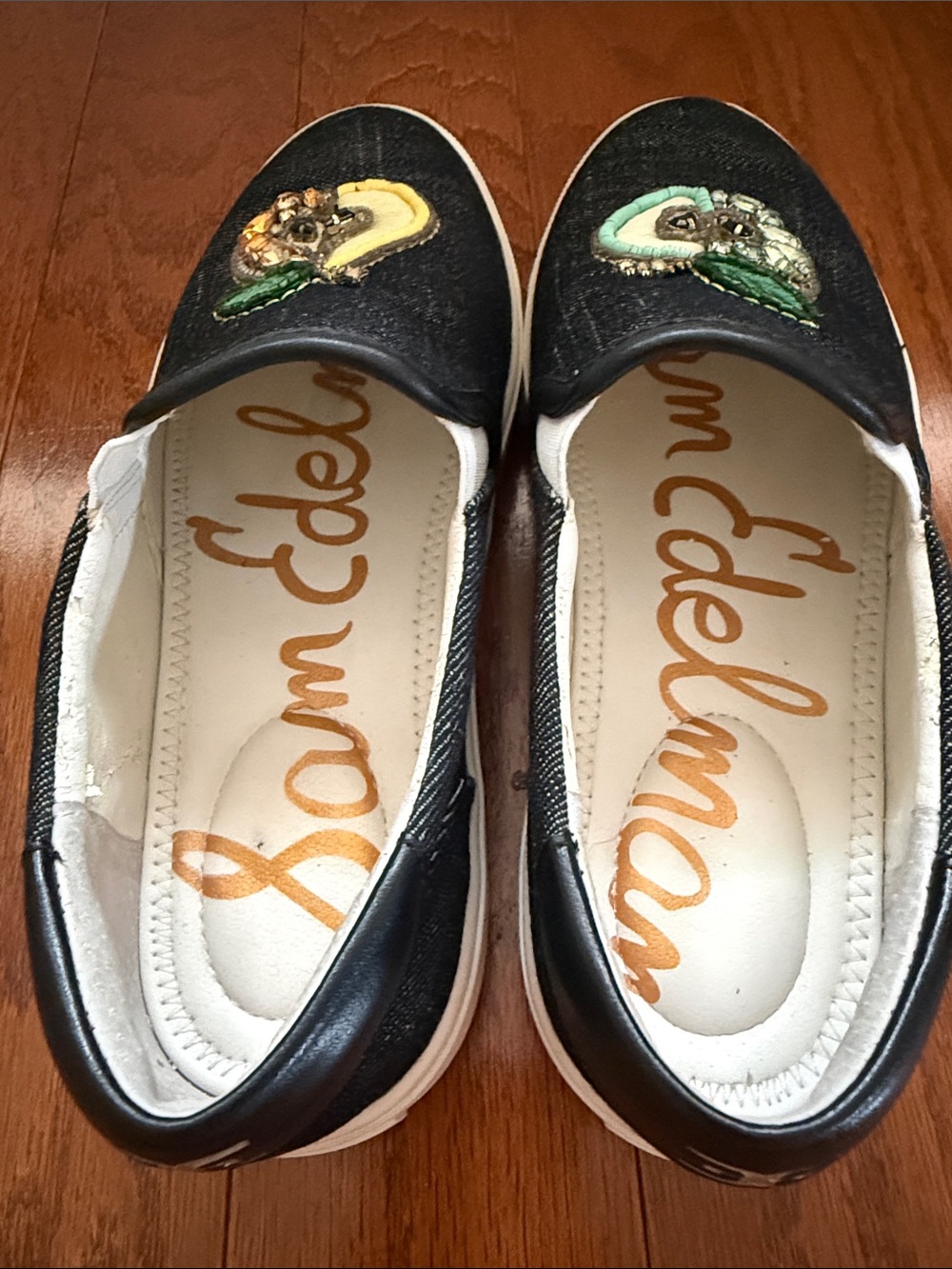 Sam Edelman Evelina slip on appliqué shoes - Picture 4 of 8
